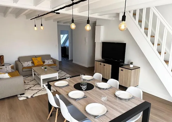 T5 Lumineux - Balcon - Parking - Linge Inclus